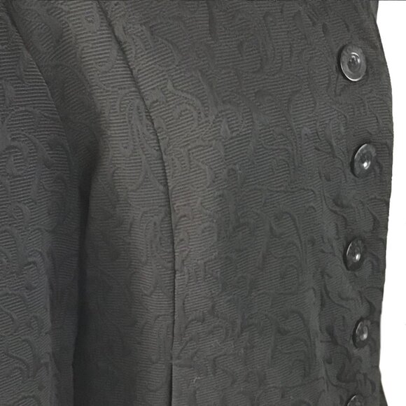 DESIGUAL Long Sleeve Brocade Patterned Collar Button-Down Coat - Picture 5 of 13